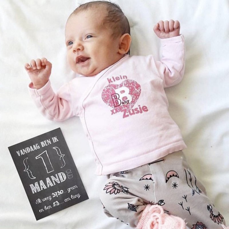 Groeikaarten baby | krijt Groeikaarten baby | krijt - Afbeelding 3