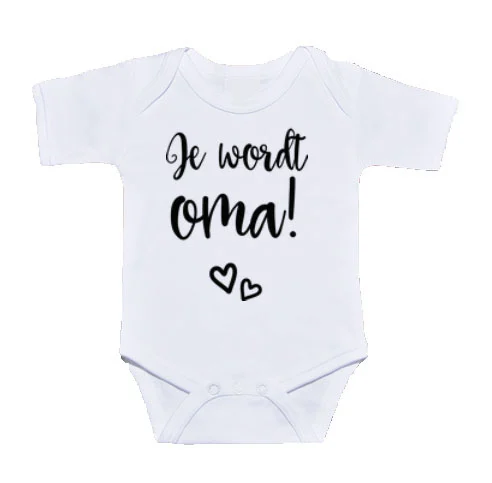 Alternative view of Je wordt oma! | Rompertje aankondiging zwangerschap