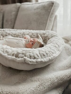 babynestje panter teddystof