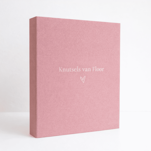 knutselmap met linnen cover ringband multomap