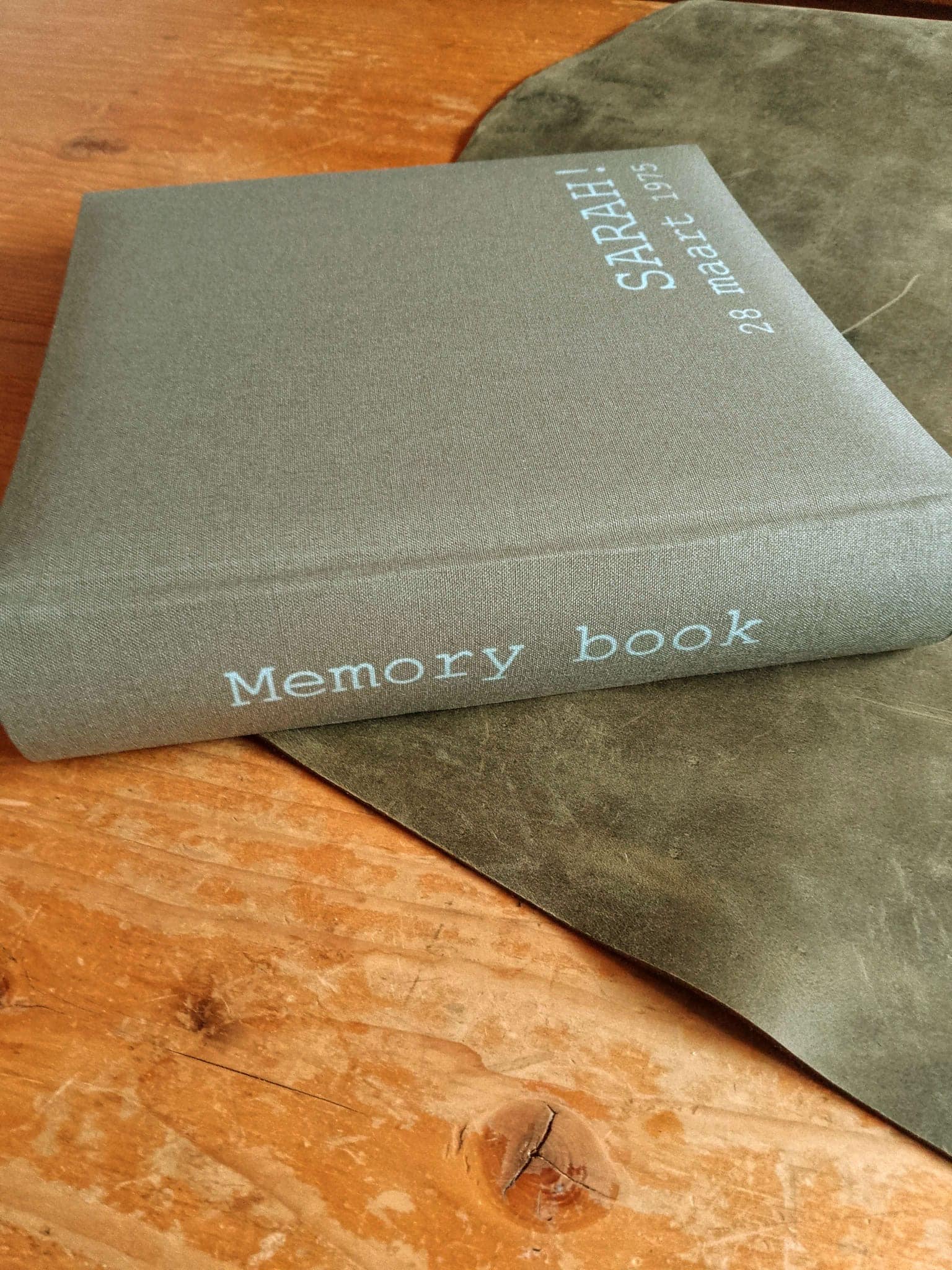 Gepersonaliseerd gastenboek voor bruiloft, feest, B&B, babyshower gastenboek linnen cover