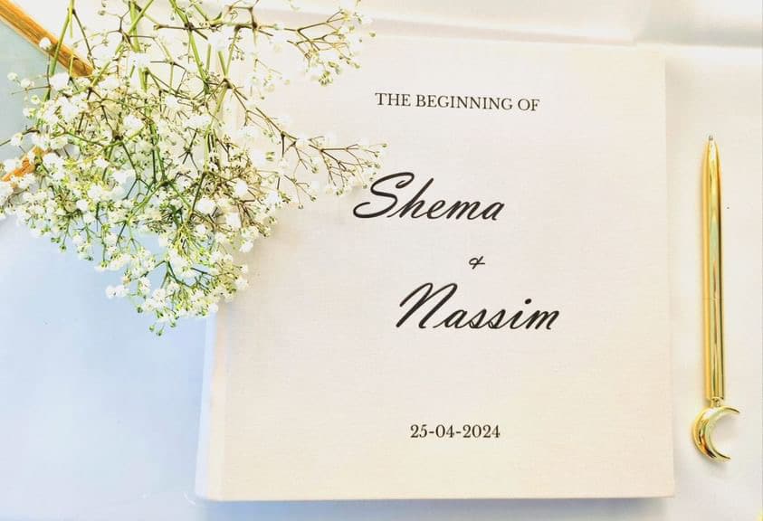 gastenboek bruiloft gepersonaliseerd