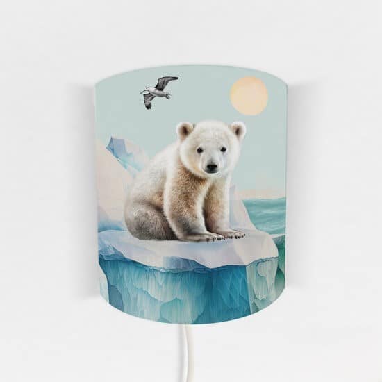 Wandlamp ijsbeer babykamer