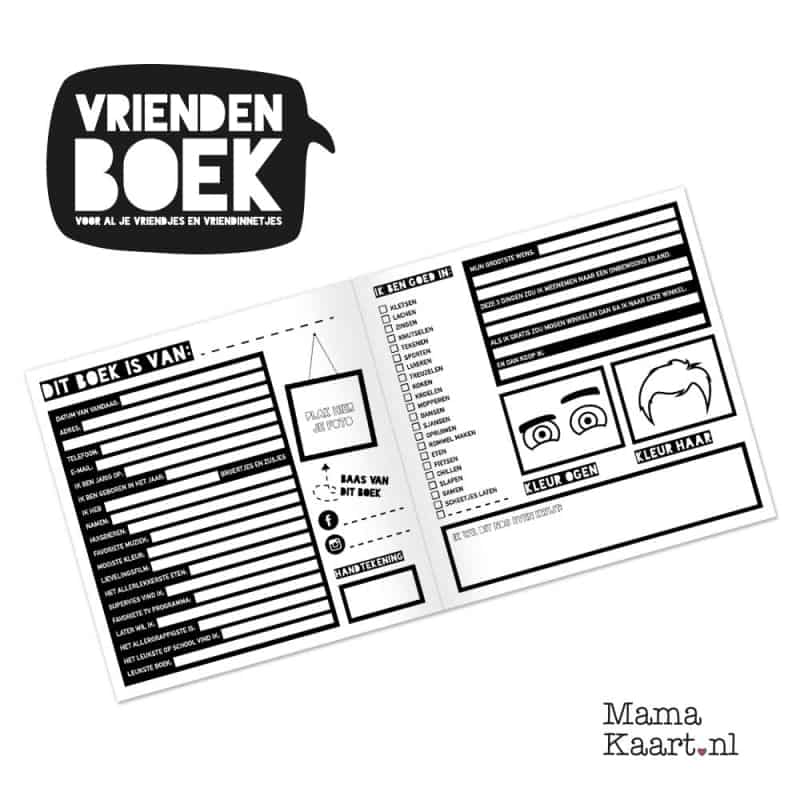 Alternative view of Vriendenboek